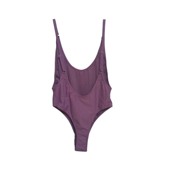 Women's Size L Fabletics Lavender Color Noa Sexy One Piece Swimsuit NWT - Picture 10 of 11